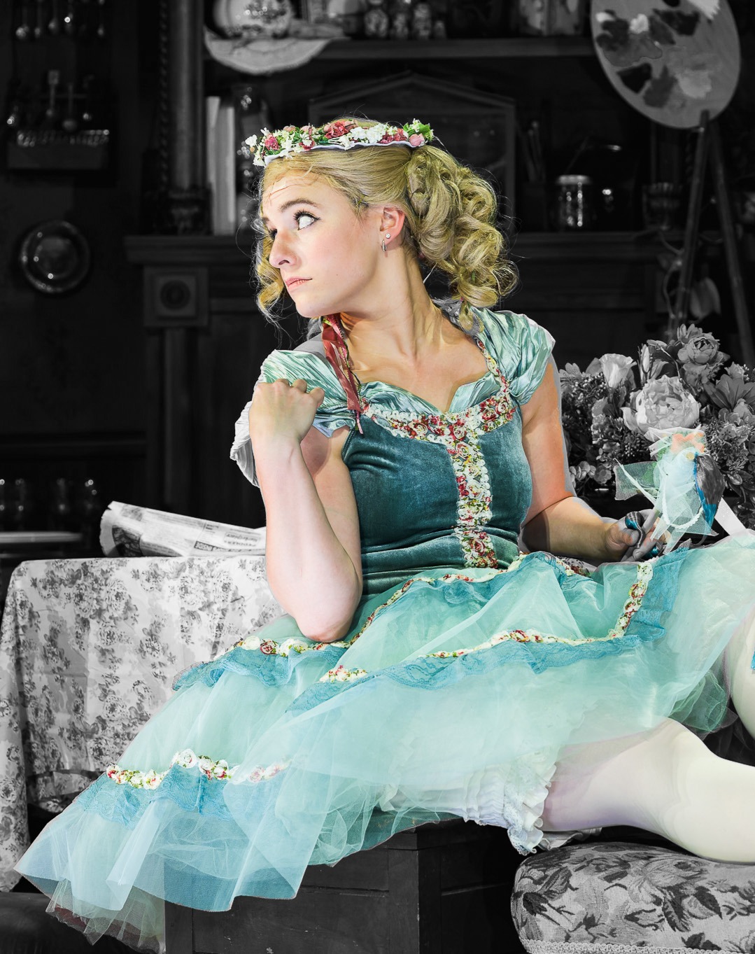 Jacqui in ballet costume